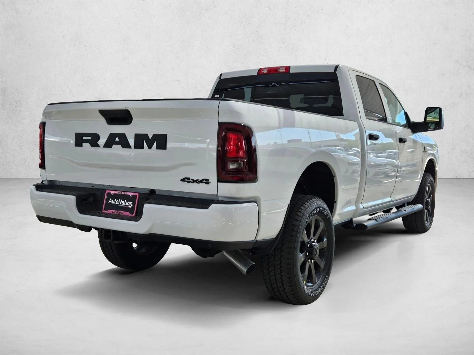 New 2026 Bright White Clear-Coat Exterior Paint RAM Black Express image 2