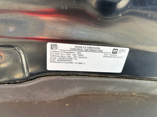 Used 2022 Mosaic Black Metallic Chevrolet LT image 10