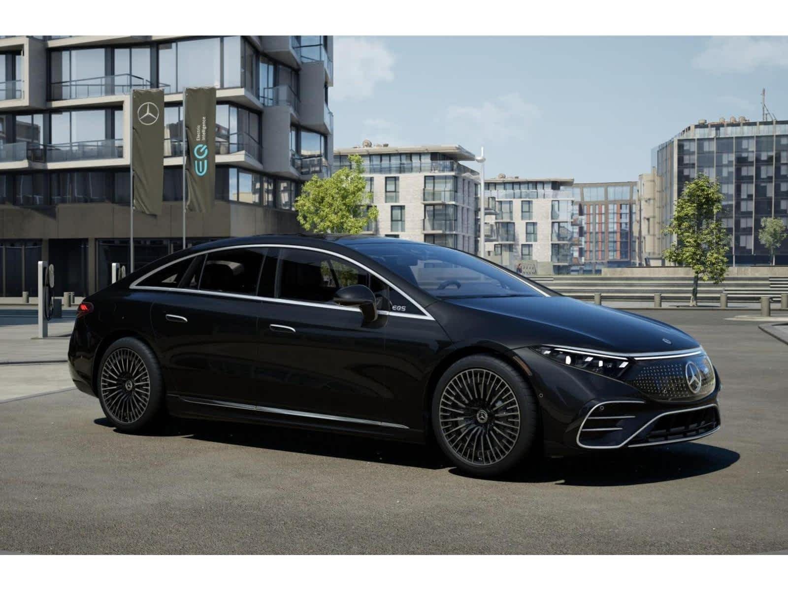New 2026 Obsidian Black Metallic Mercedes-Benz EQS 450 image 11