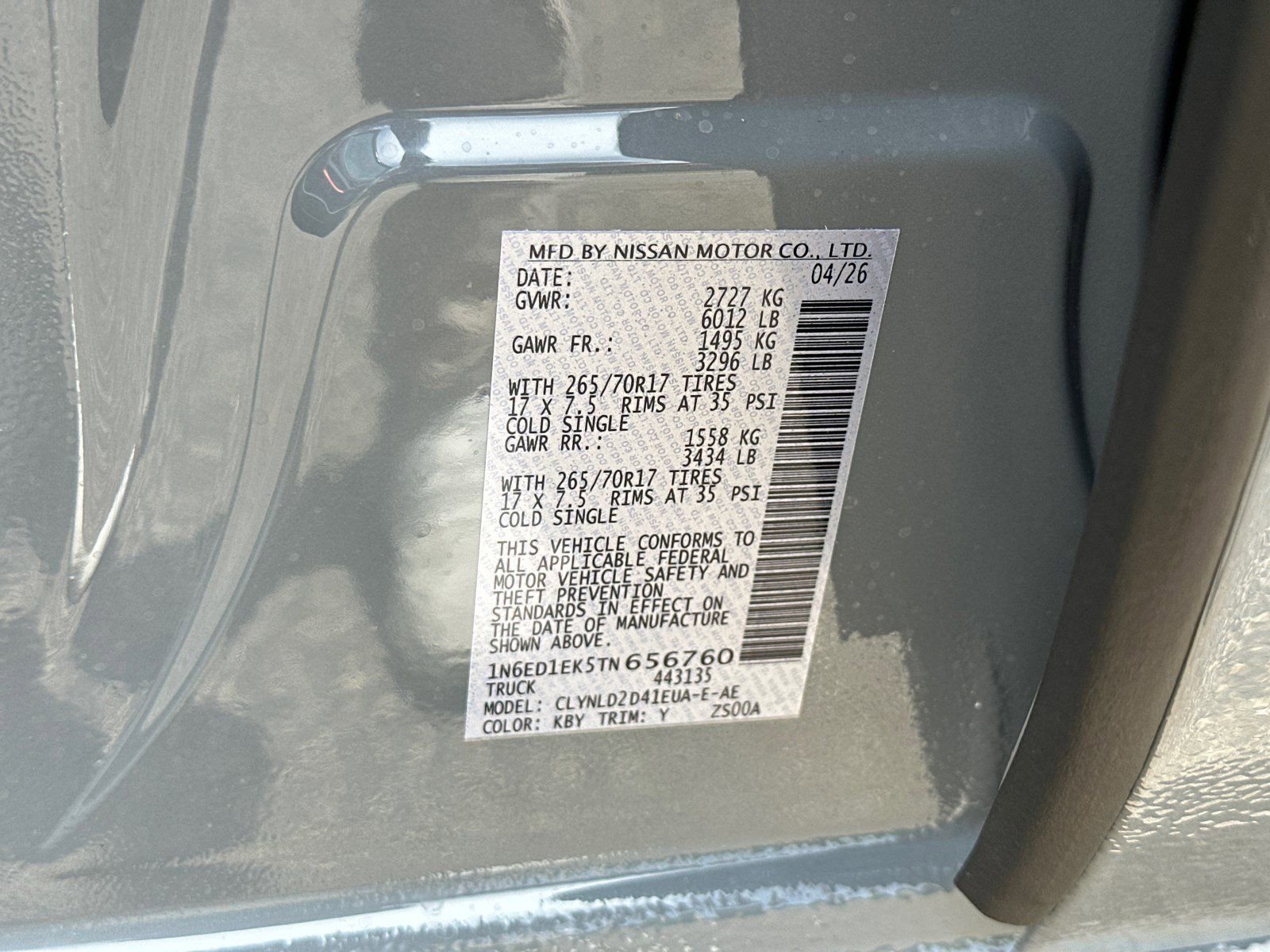 New 2026 Gray Nissan PRO-4X image 36