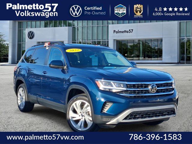 Certified Used 2022 Volkswagen Atlas For Sale Miami FL | #A583555A