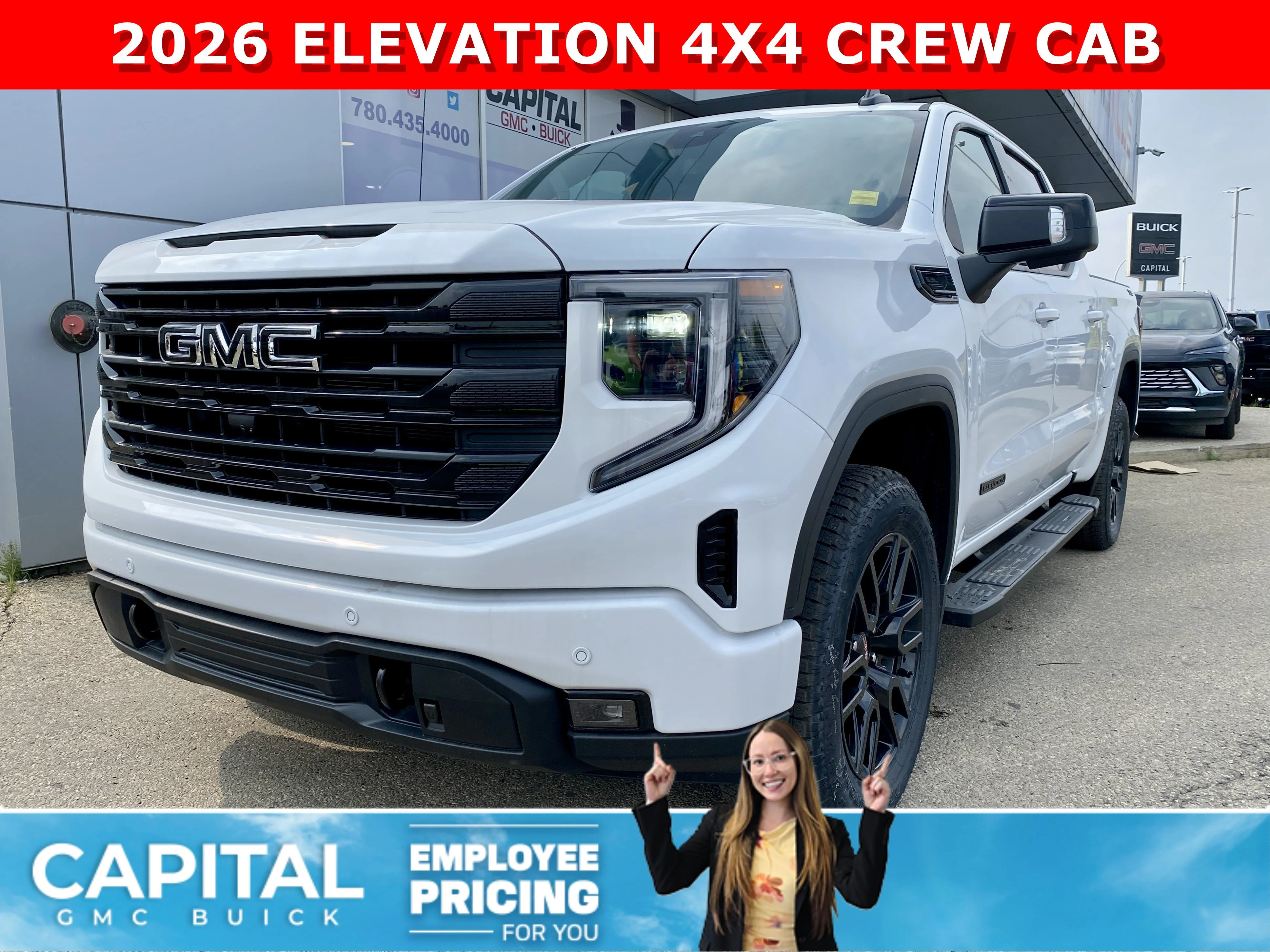 New 2026 Summit White GMC Elevation image 1