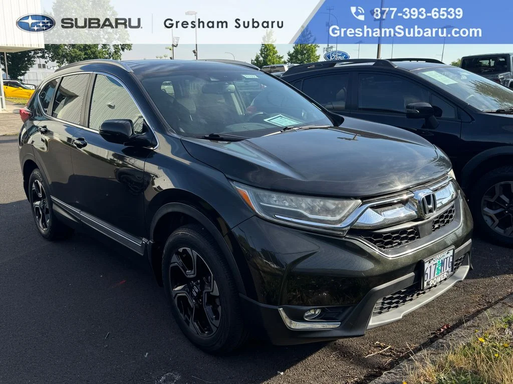 Used 2017 Dark Olive Metallic Honda Touring image 1