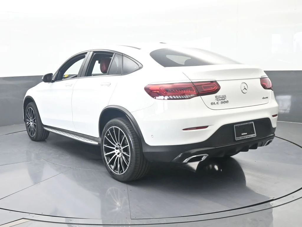 Used 2022 Diamond White Mercedes-Benz GLC 300 Coupe image 3
