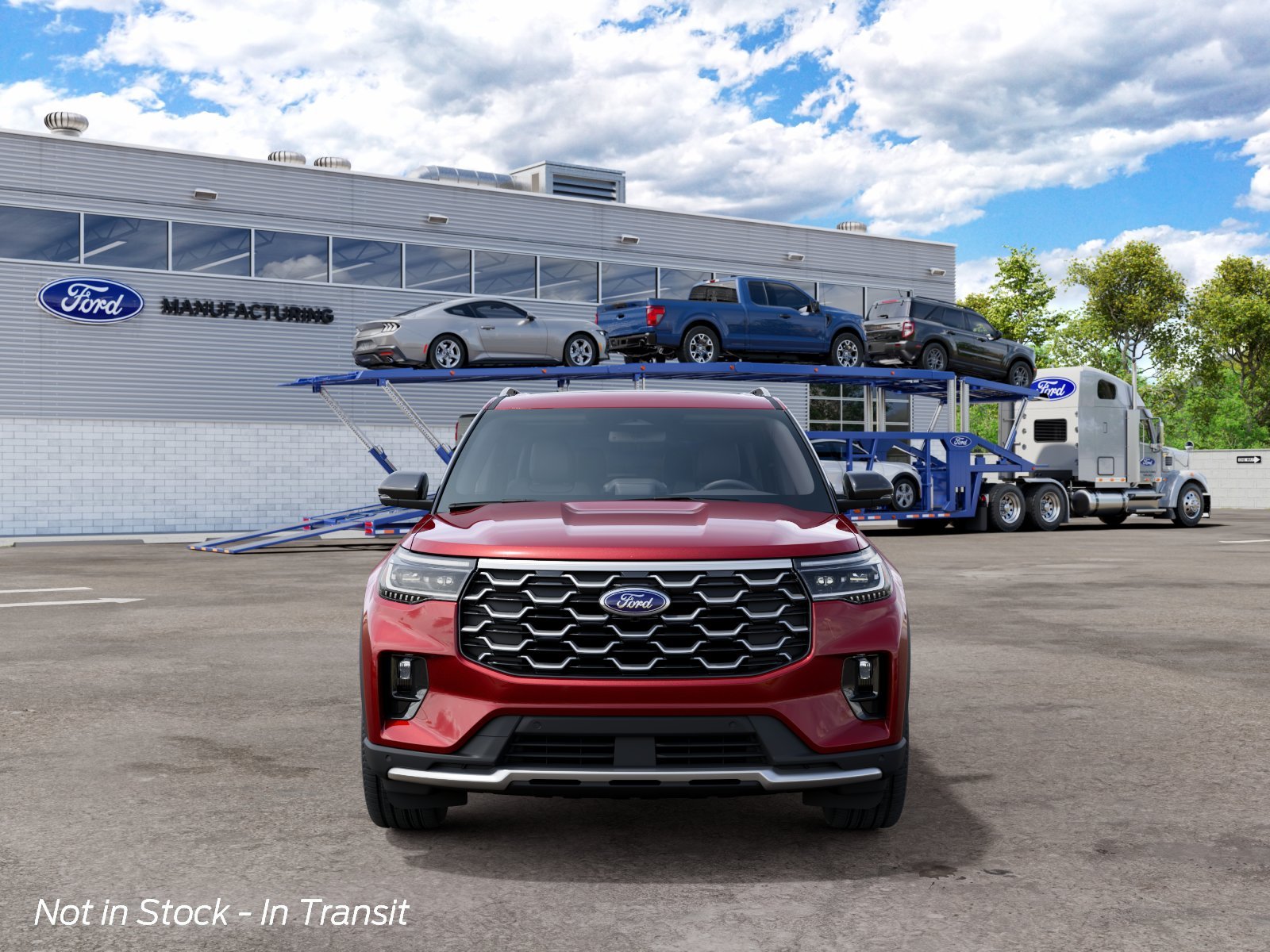 New 2027 Ruby Red Metallic Tinted Clearcoat Ford Platinum™ image 3