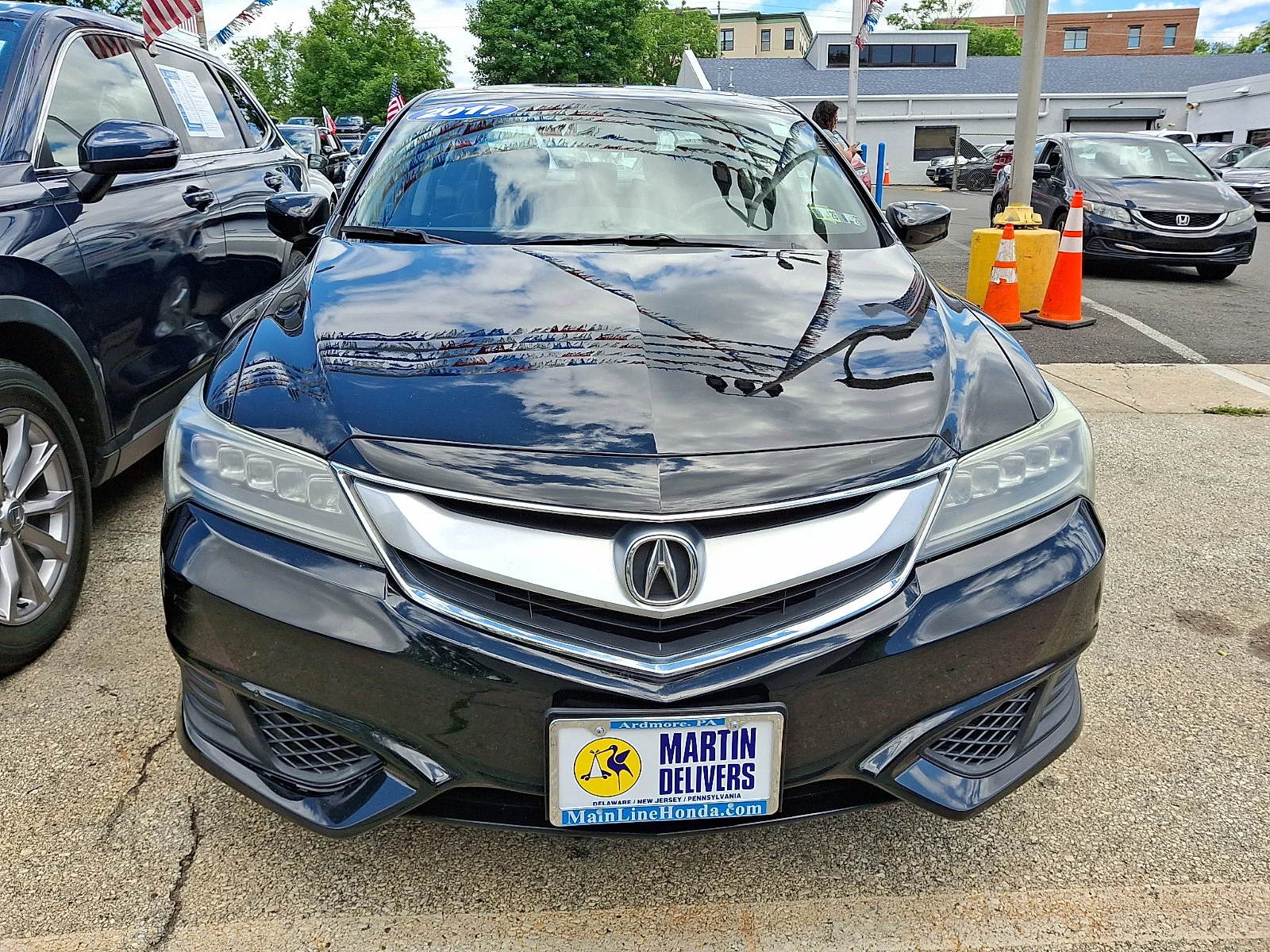 Used 2017 Acura ILX Base with VIN 19UDE2F35HA001801 for sale in Ardmore, PA