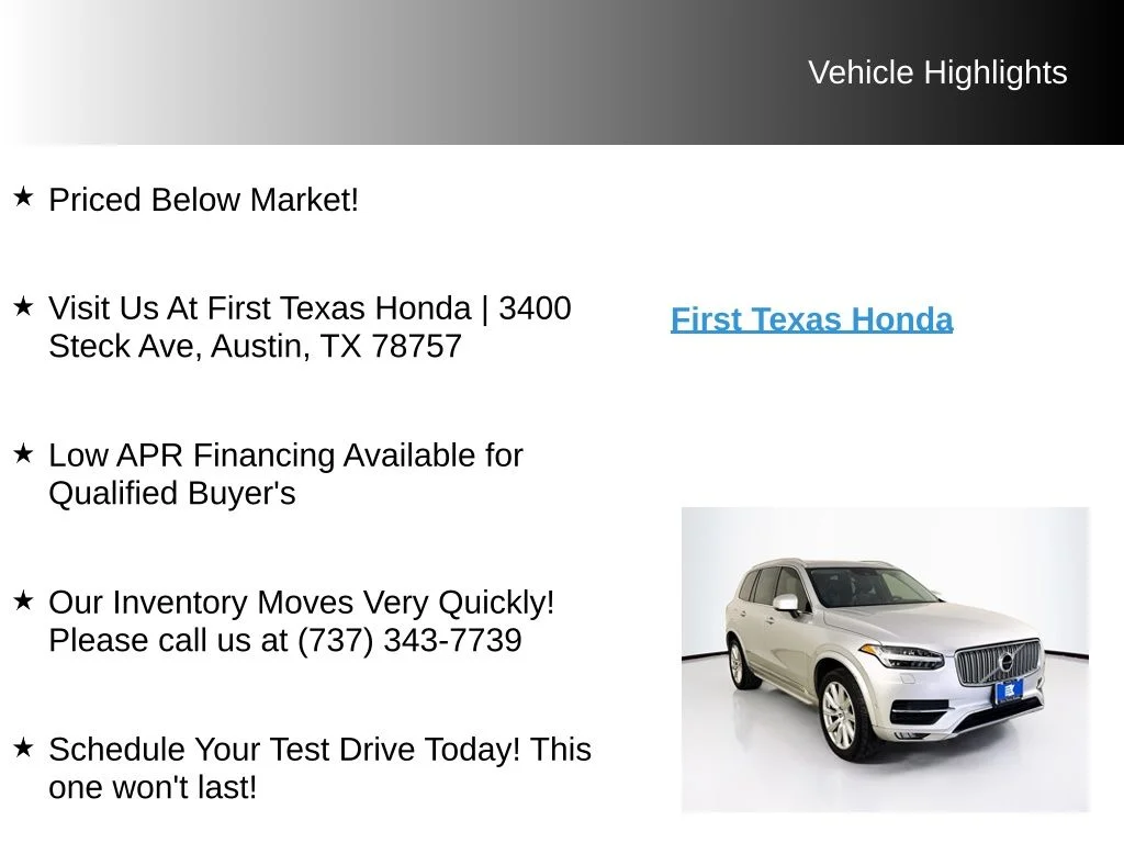 Used 2018 Bright Silver Metallic Volvo T6 Inscription image 10