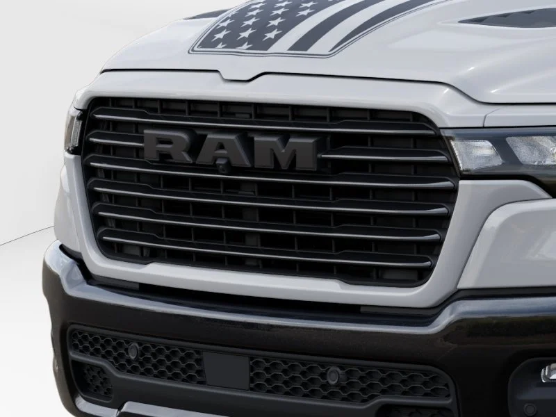 New 2026 Bright White Clear-Coat Exterior Paint RAM Laramie image 13