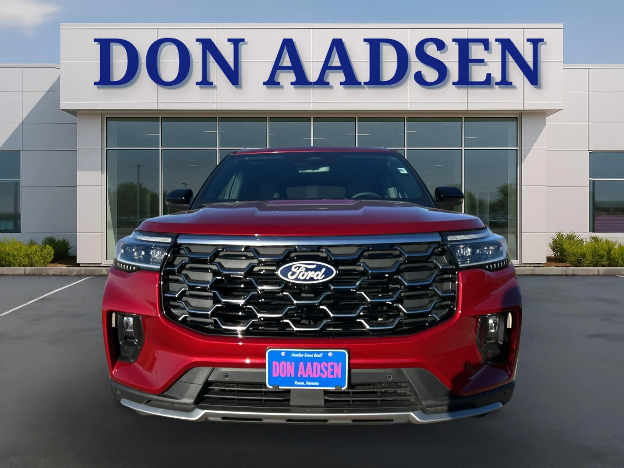 New 2027 Ruby Red Metallic Tinted Clearcoat Ford Platinum™ image 2