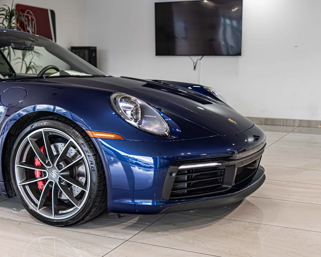 Used 2024 Blue Porsche Carrera 4S image 3