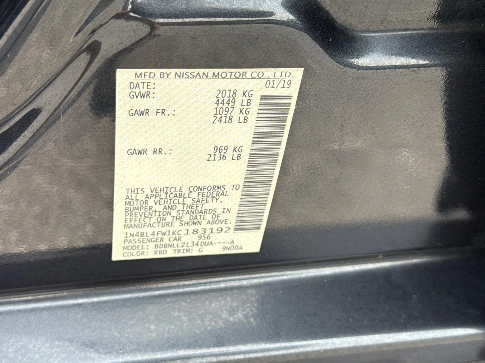 Used 2019 Storm Blue Metallic Nissan 2.5 Platinum image 25