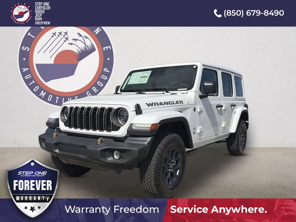 New 2026 Bright White Clear-Coat Exterior Paint Jeep 85th Anniversary Edition image 1