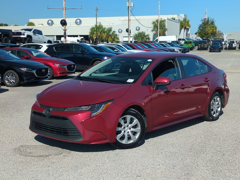 Used 2025 Red Toyota LE image 2