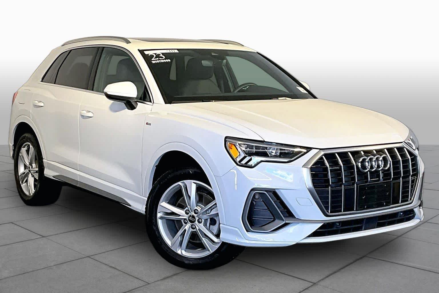 Used 2023 Glacier White Metallic Audi S line Premium image 3