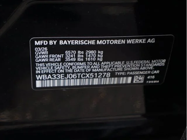 New 2026 Carbon Black Metallic BMW 760i xDrive image 44