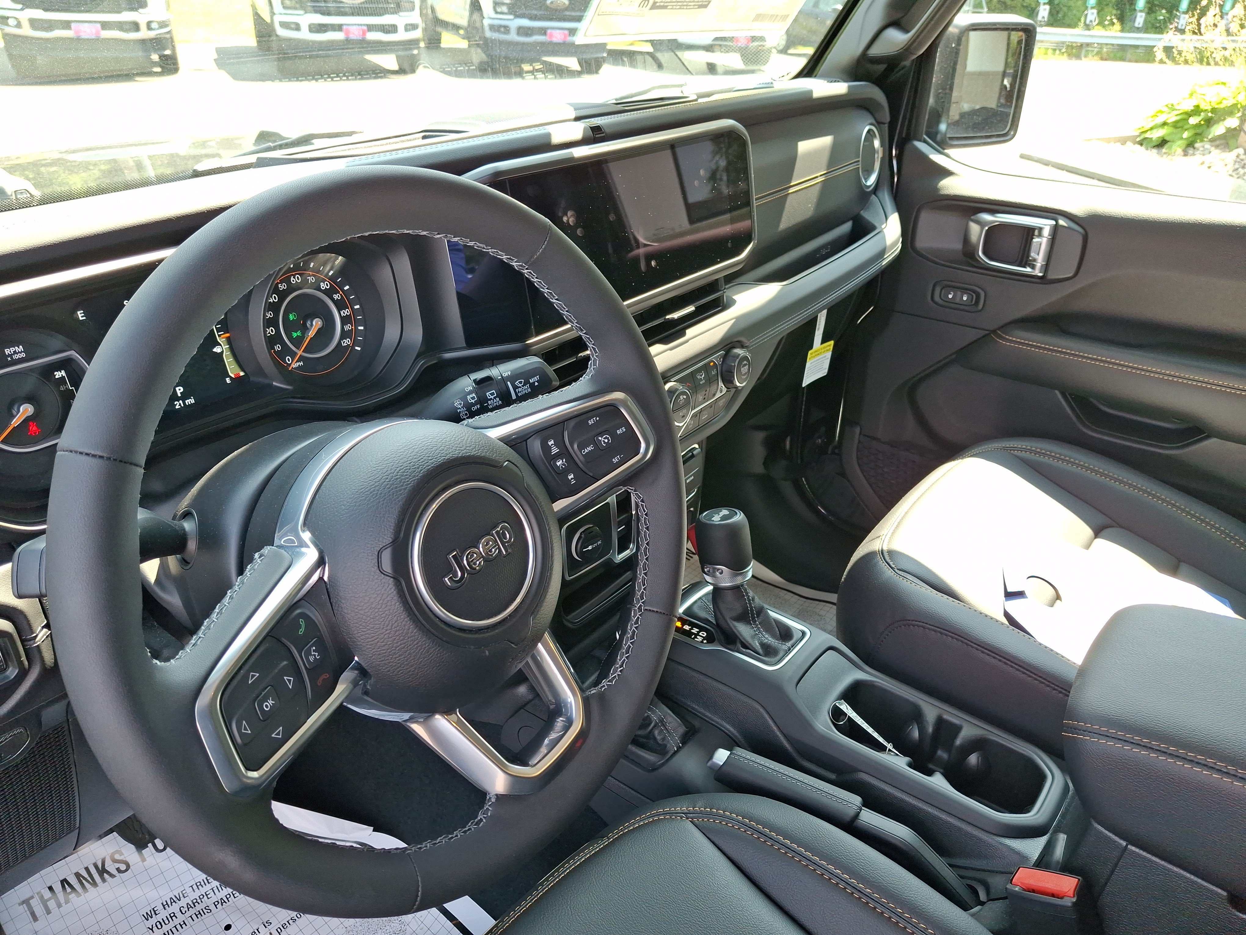 Used 2025 Black Clearcoat Jeep Sahara image 11