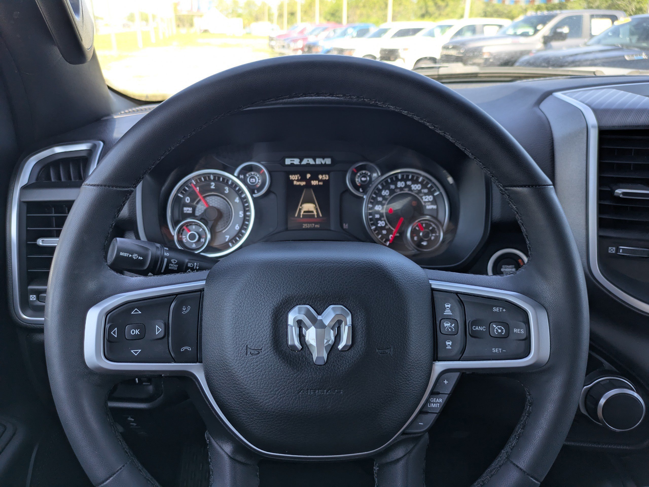 Used 2025 Bright White Clearcoat Ram Big Horn image 22