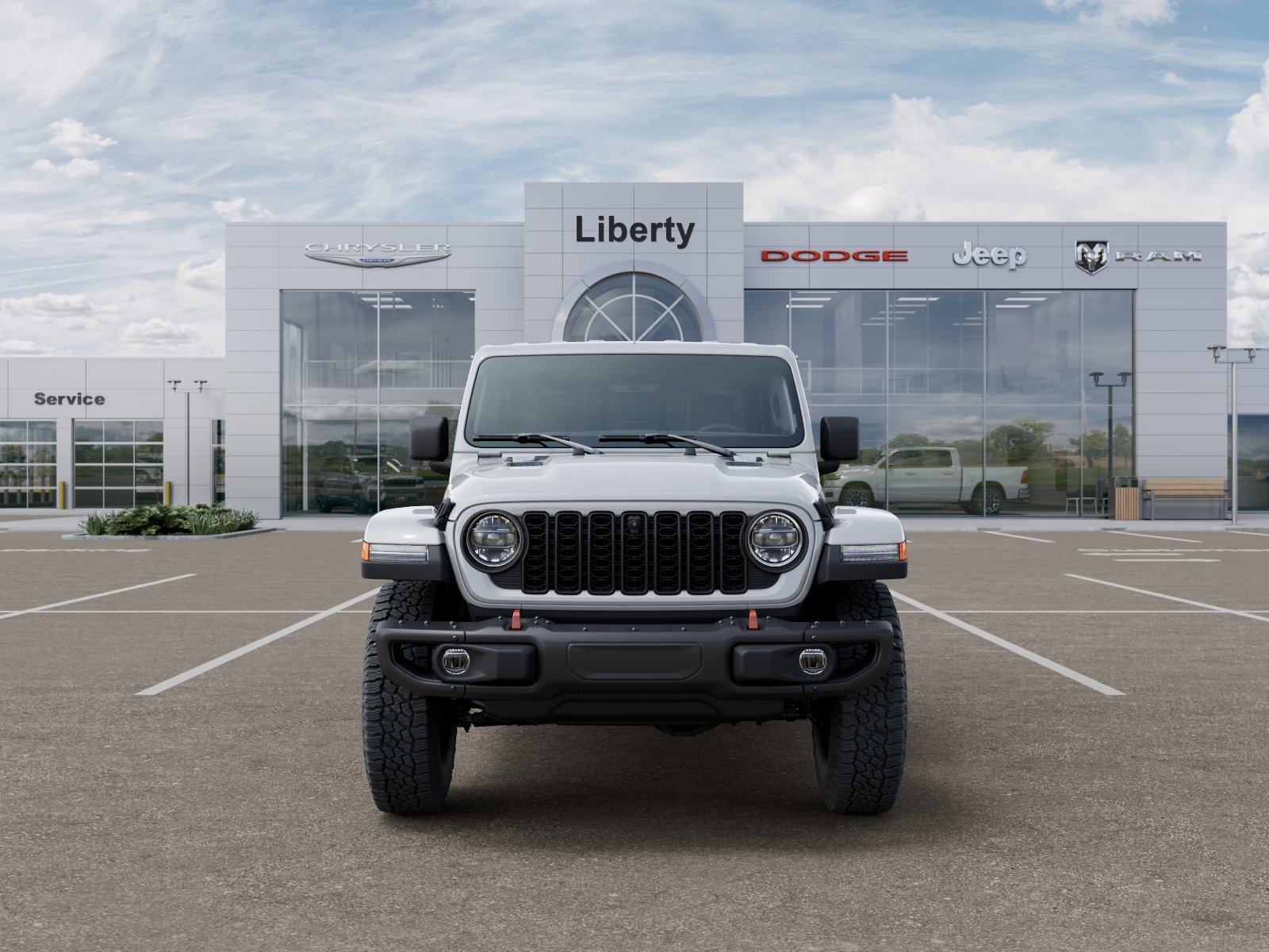 New 2026 Bright White Clear-Coat Exterior Paint Jeep Rubicon X image 35