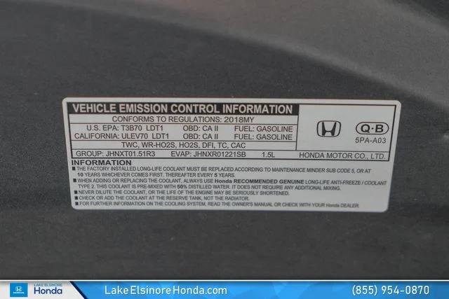 Used 2018 Modern Steel Metallic Honda EX-L image 30