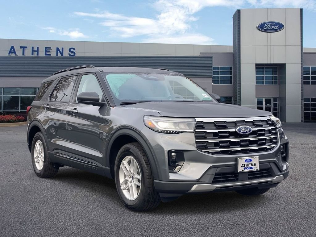 New 2026 Carbonized Gray Metallic Ford Active image 1