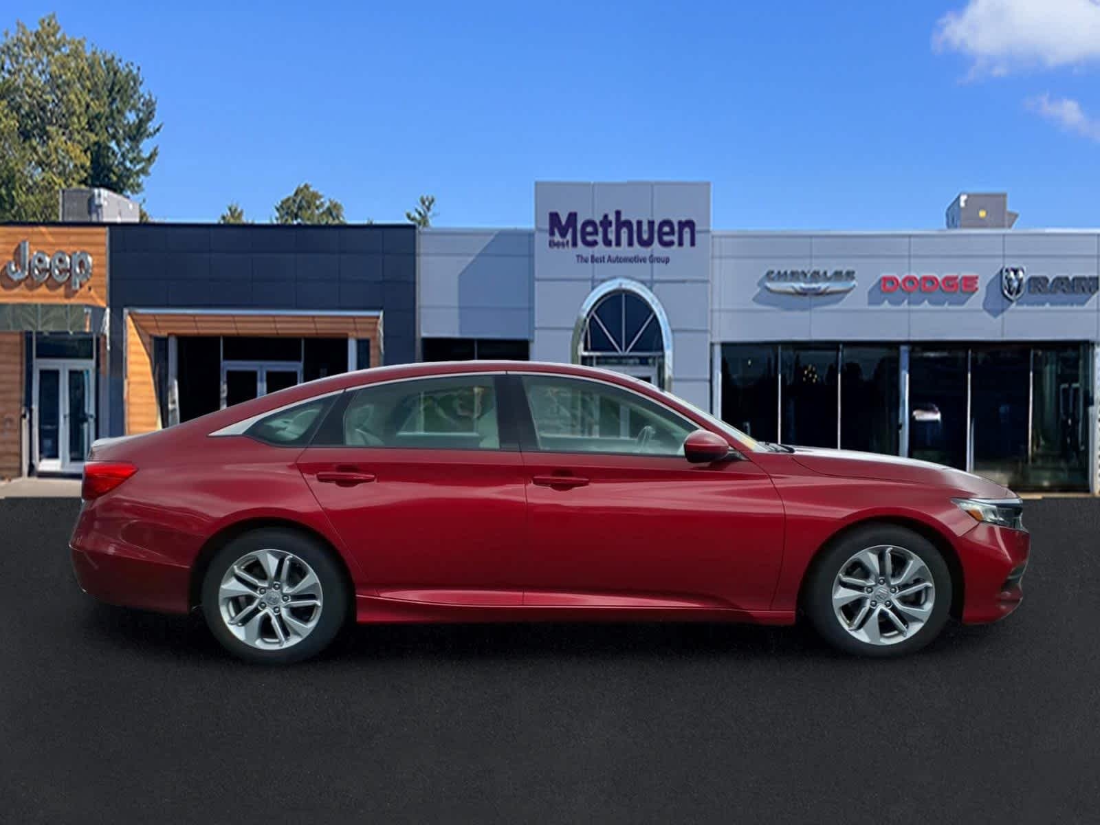 Used 2018 Radiant Red Metallic Honda LX 1.5T image 2