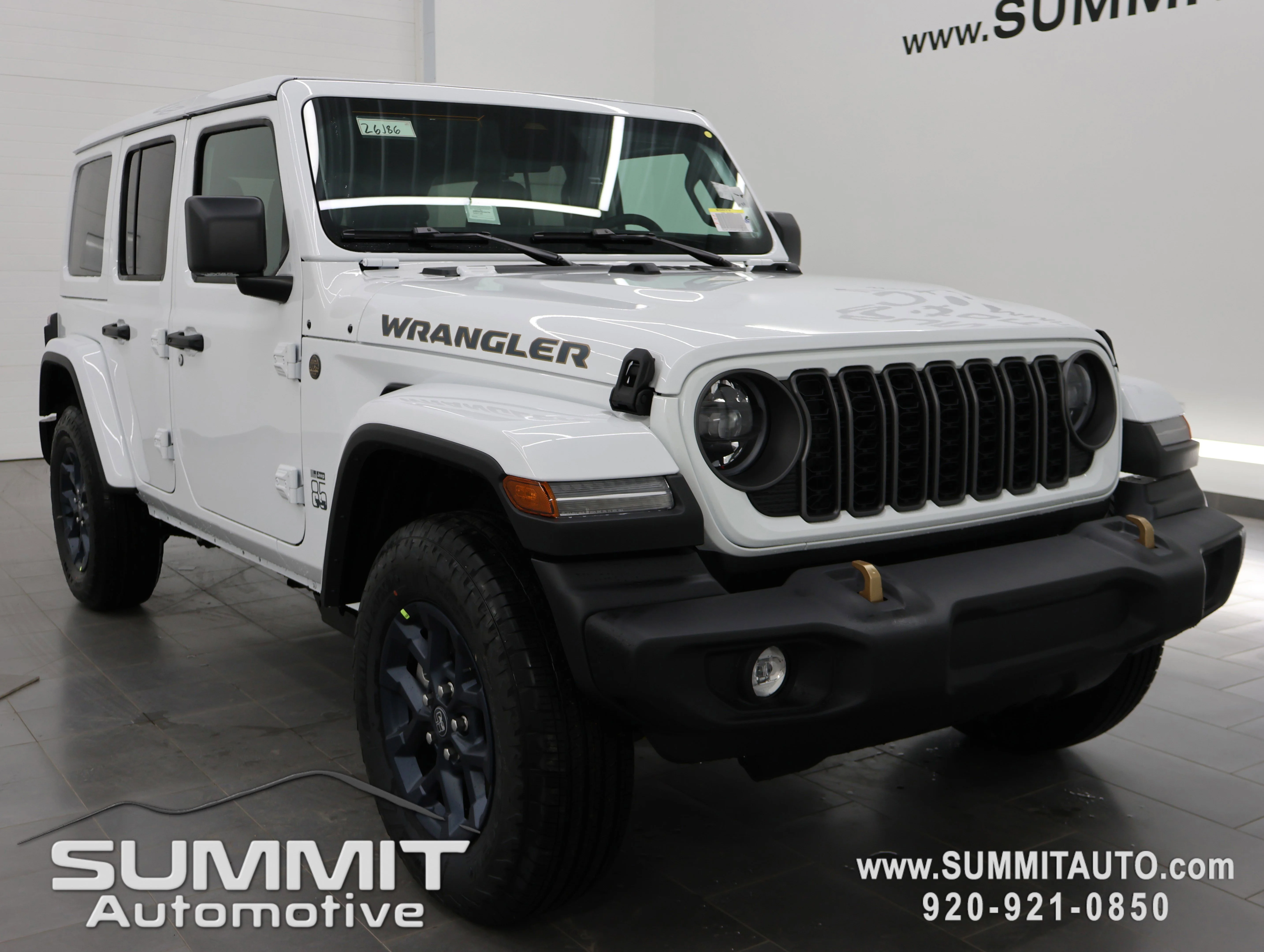 New 2026 Bright White Clear-Coat Exterior Paint Jeep 85th Anniversary Edition image 2