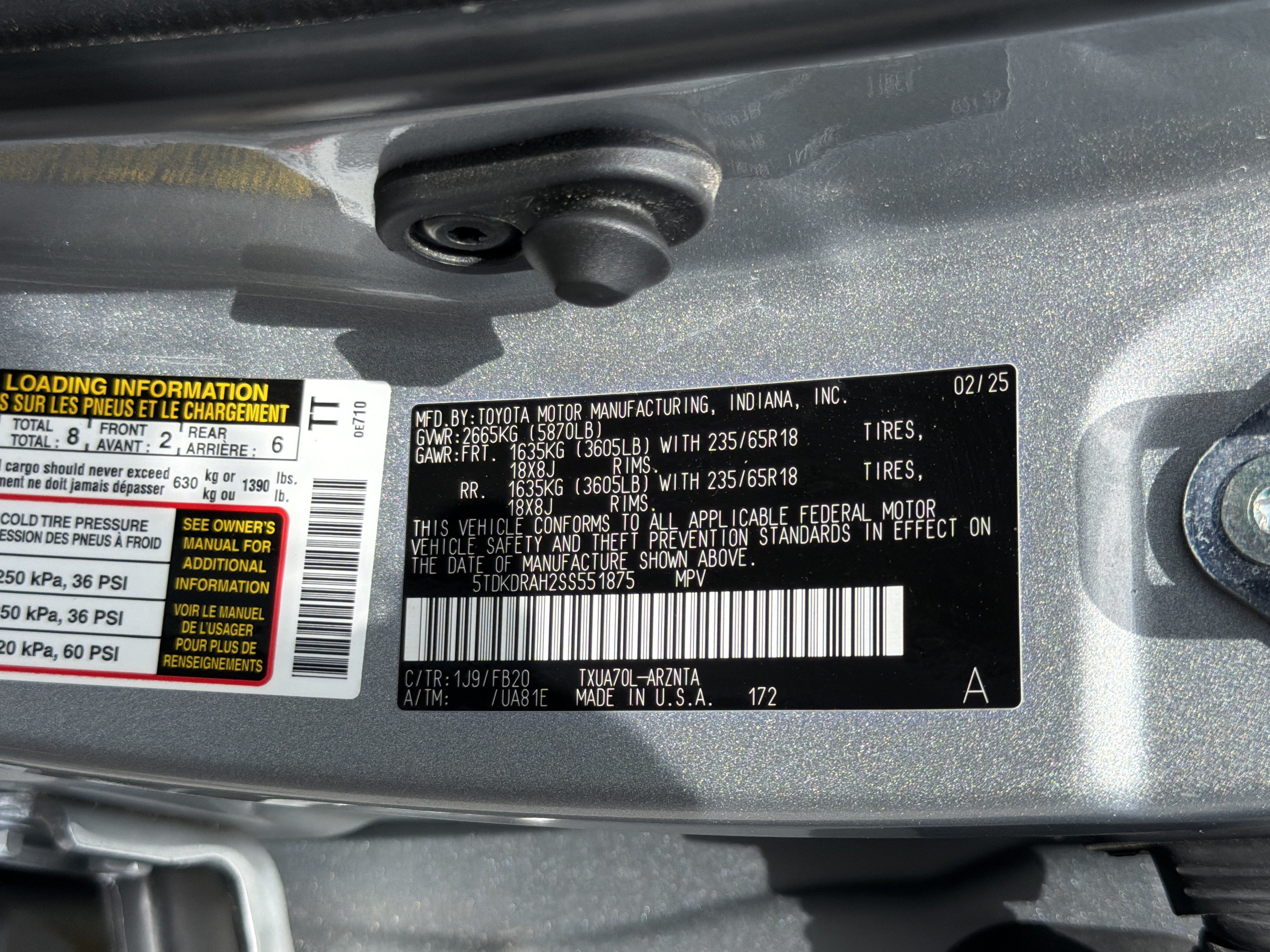 Certified Used 2025 Celestial Silver Metallic Toyota LE image 30