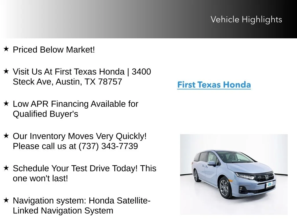 Certified Used 2026 Sonic Gray Pearl Honda Touring image 10
