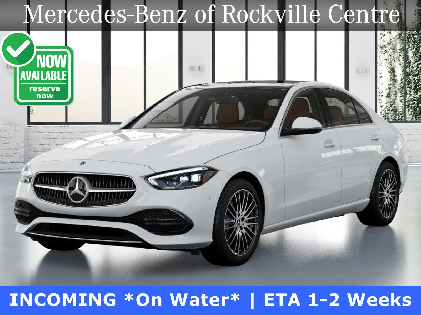 New 2027 Polar White Mercedes-Benz C 300 image 1