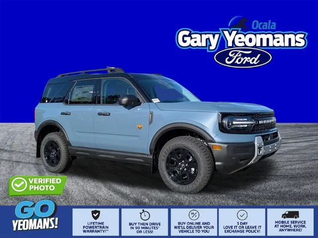 New 2026 Azure Gray Metallic Tri-Coat Ford Badlands® image 1