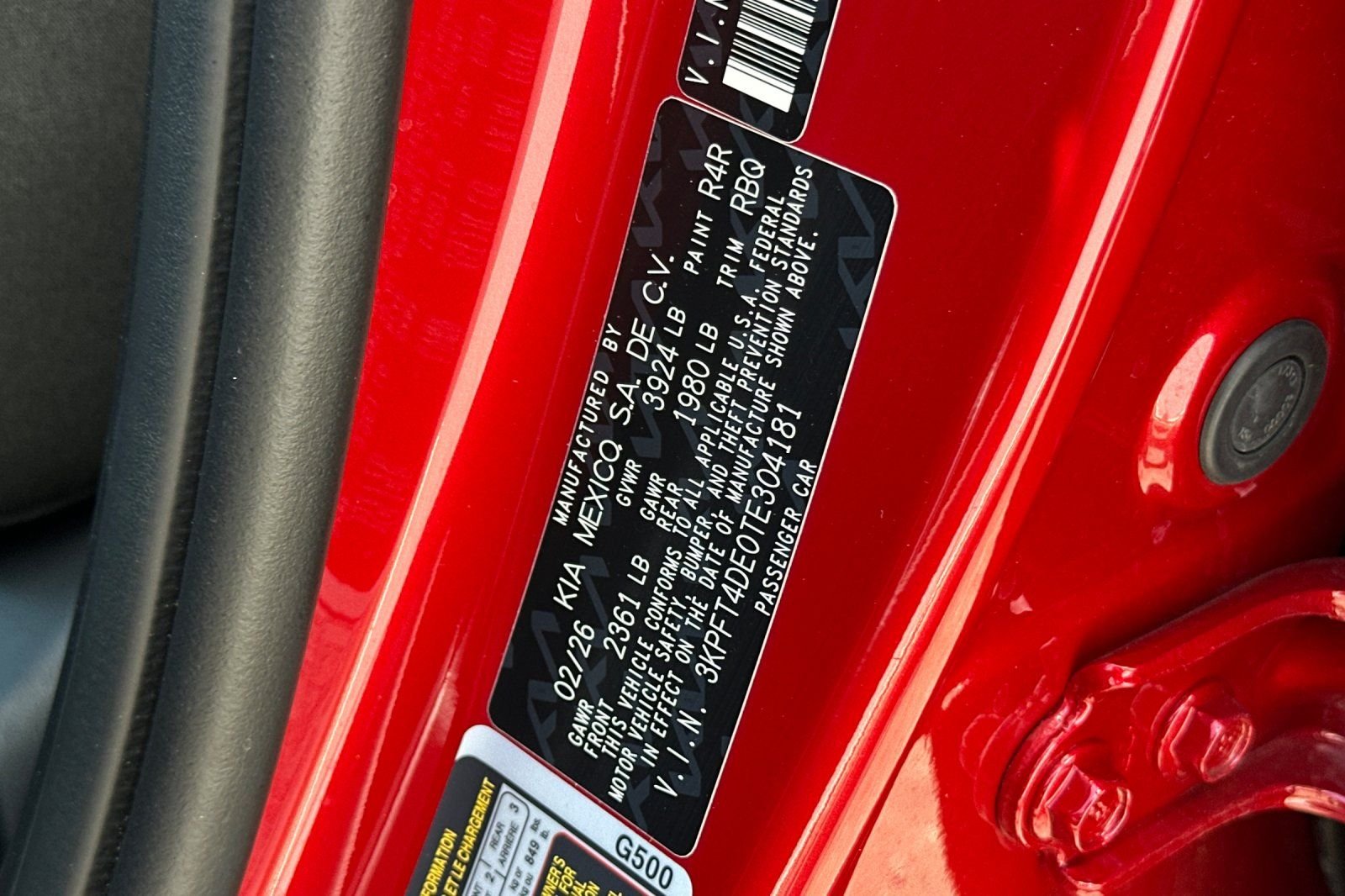Used 2026 Red Kia LXS image 32