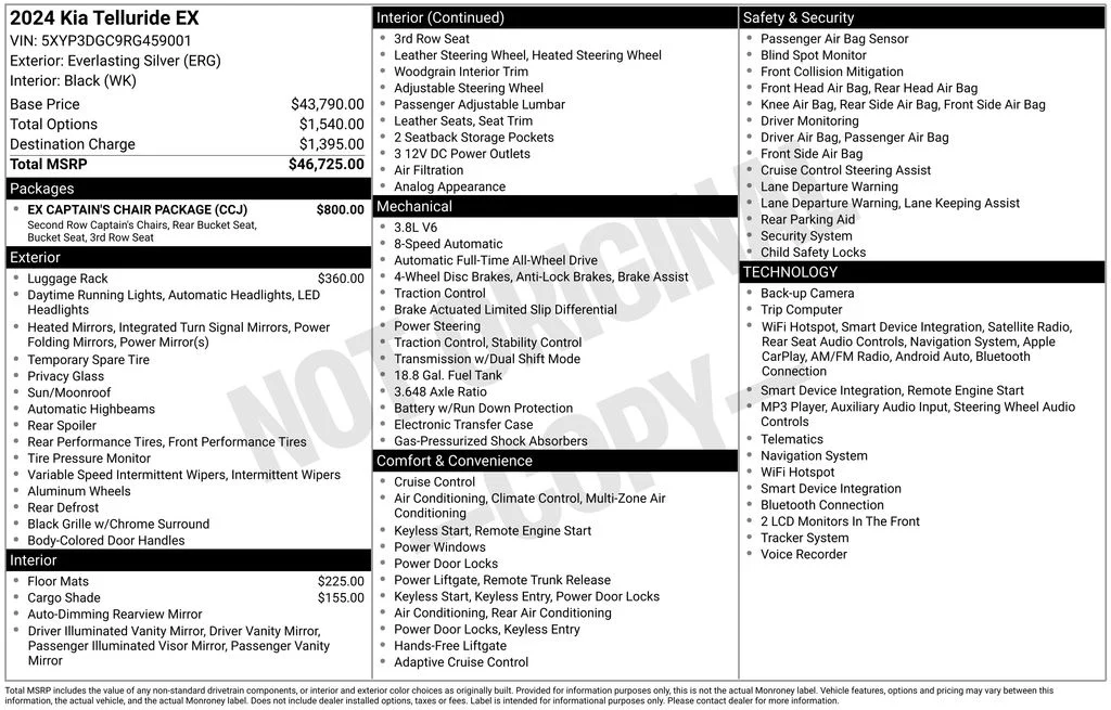 Used 2024 Silver Kia EX image 4