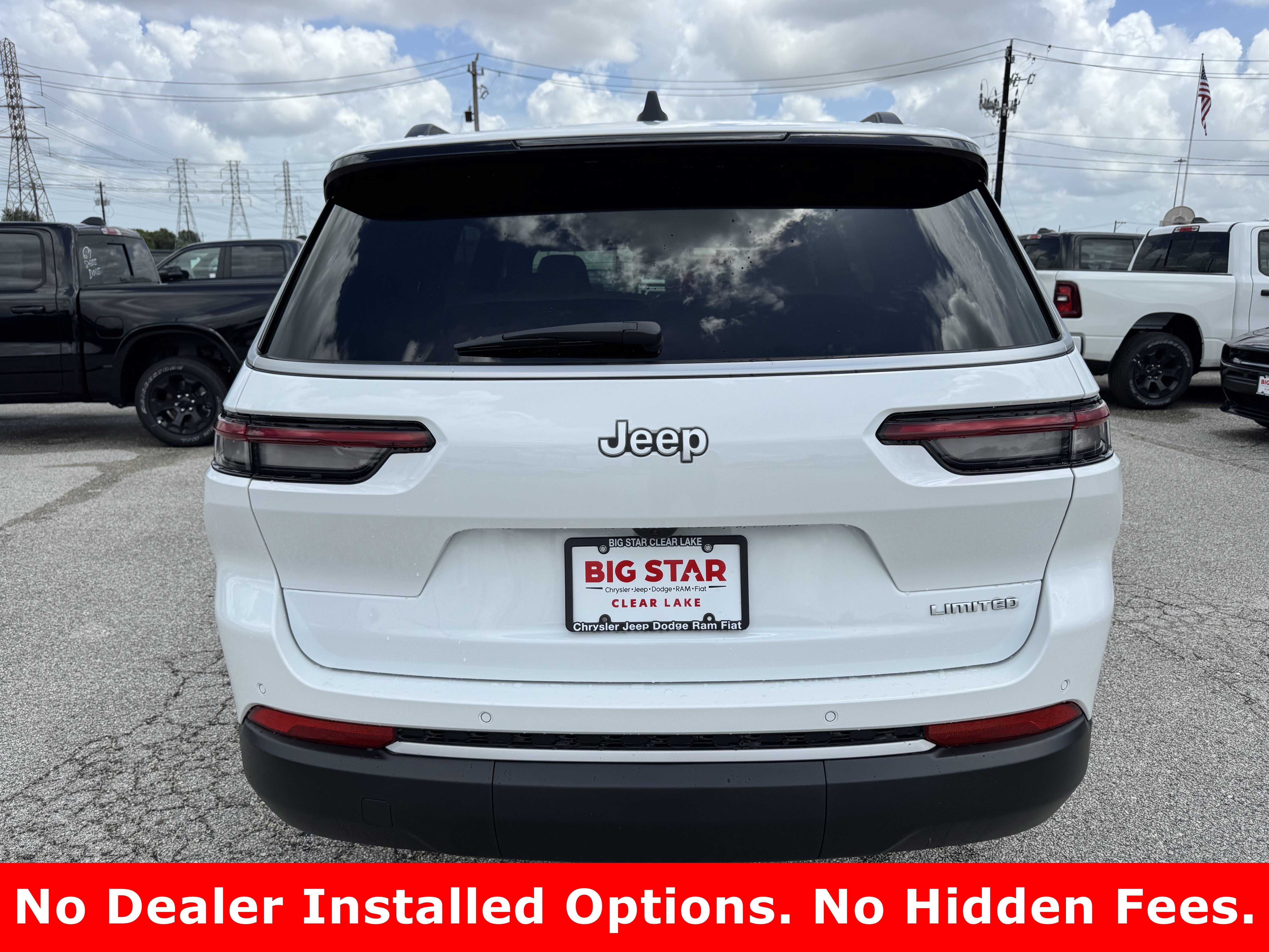 New 2026 Bright White Clear-Coat Exterior Paint Jeep Limited image 6