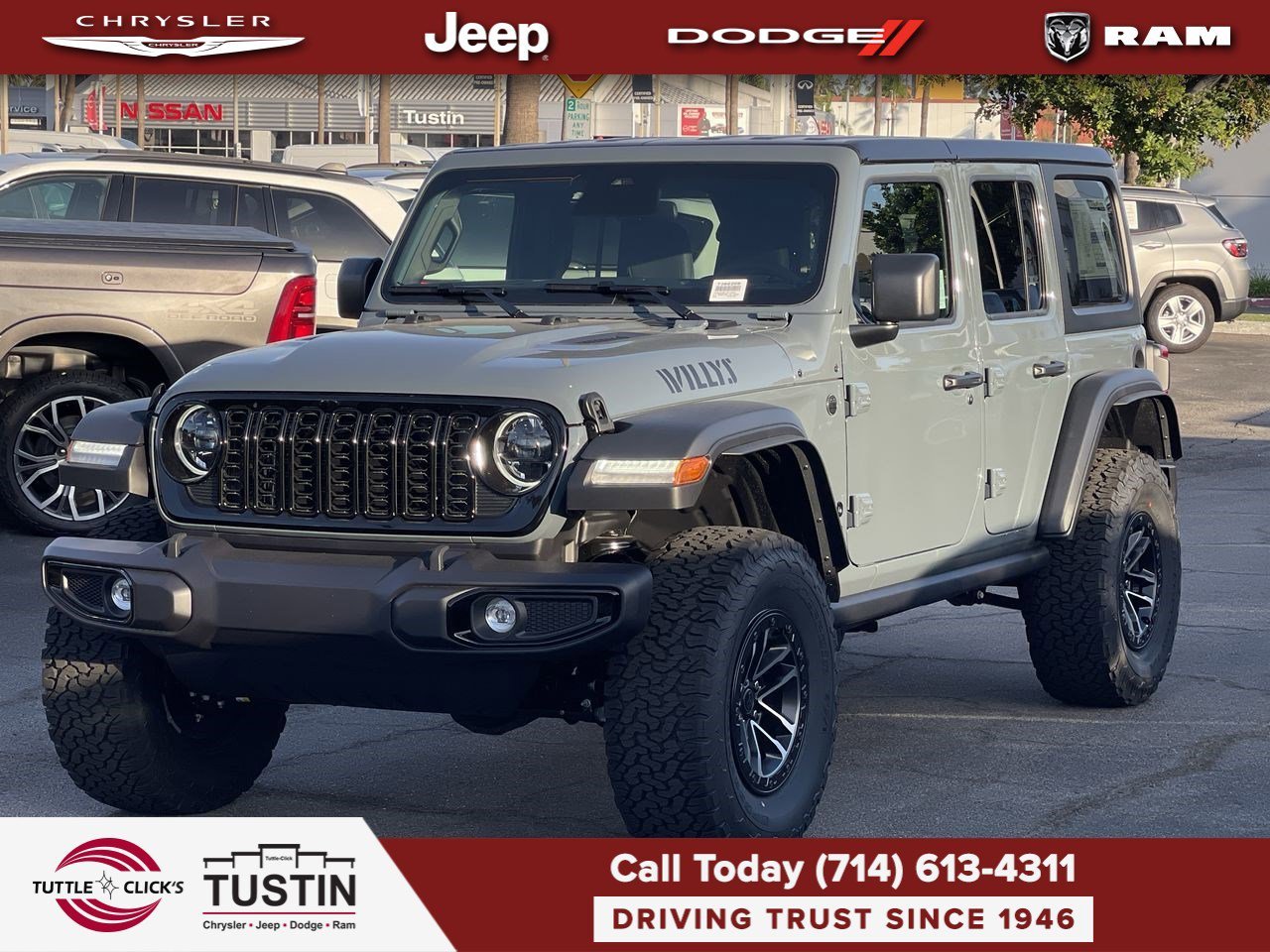 New 2026 Anvil Clearcoat Jeep Willys image 3