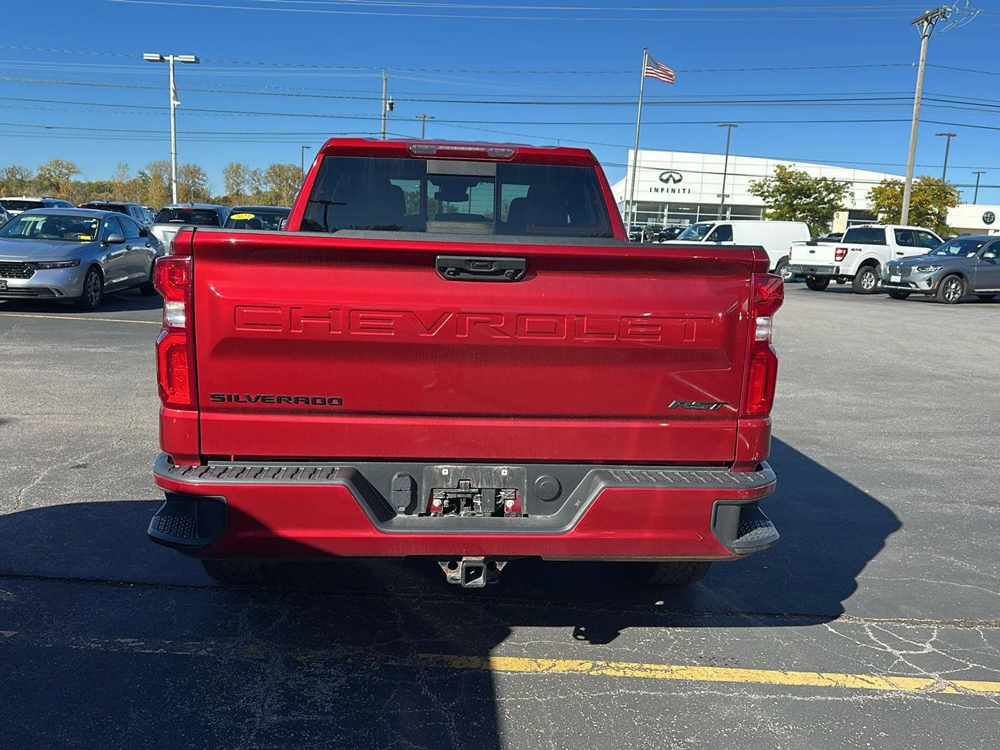 Used 2024 Radiant Red Tintcoat Chevrolet RST image 3