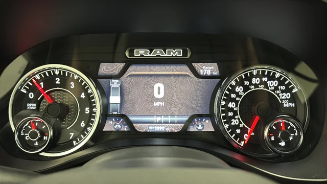 Used 2025 Diamond Black Ram Laramie image 16