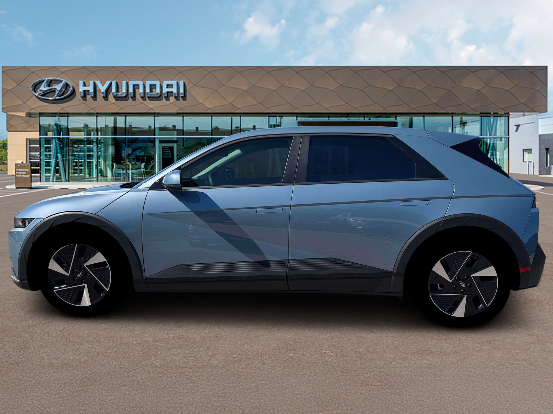 New 2026 Blue Hyundai SEL image 3