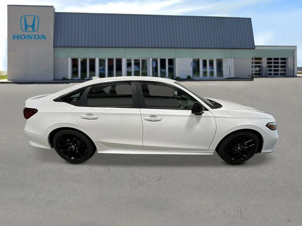New 2025 Platinum White Pearl Honda Sport image 8