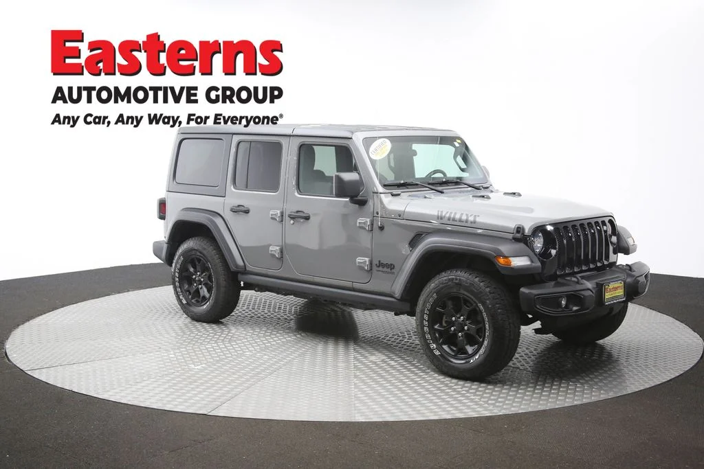 Used 2021 Gray Jeep Unlimited Willys image 46