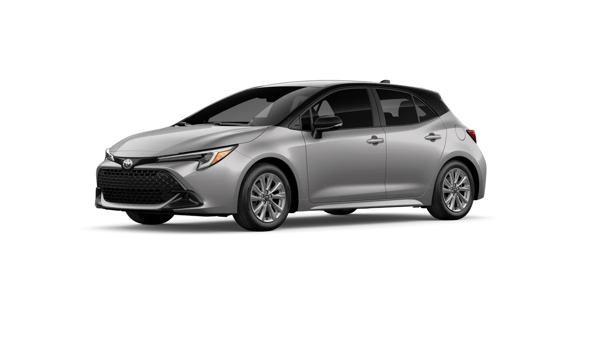 New 2027 Classic Silver Metallic with Black roof Toyota SE image 35