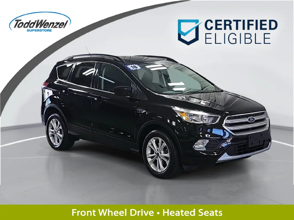 Used 2018 Black Ford SE image 1