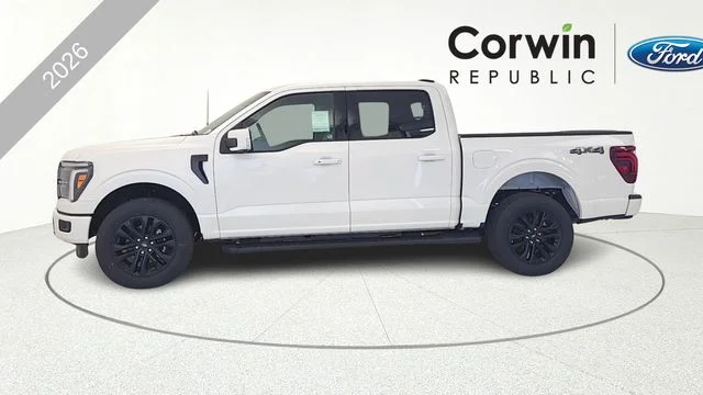 New 2026 Star White Metallic Tri-Coat Ford Lariat® image 4