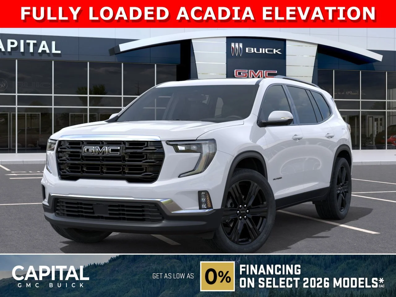 New 2026 Summit White GMC Elevation image 1