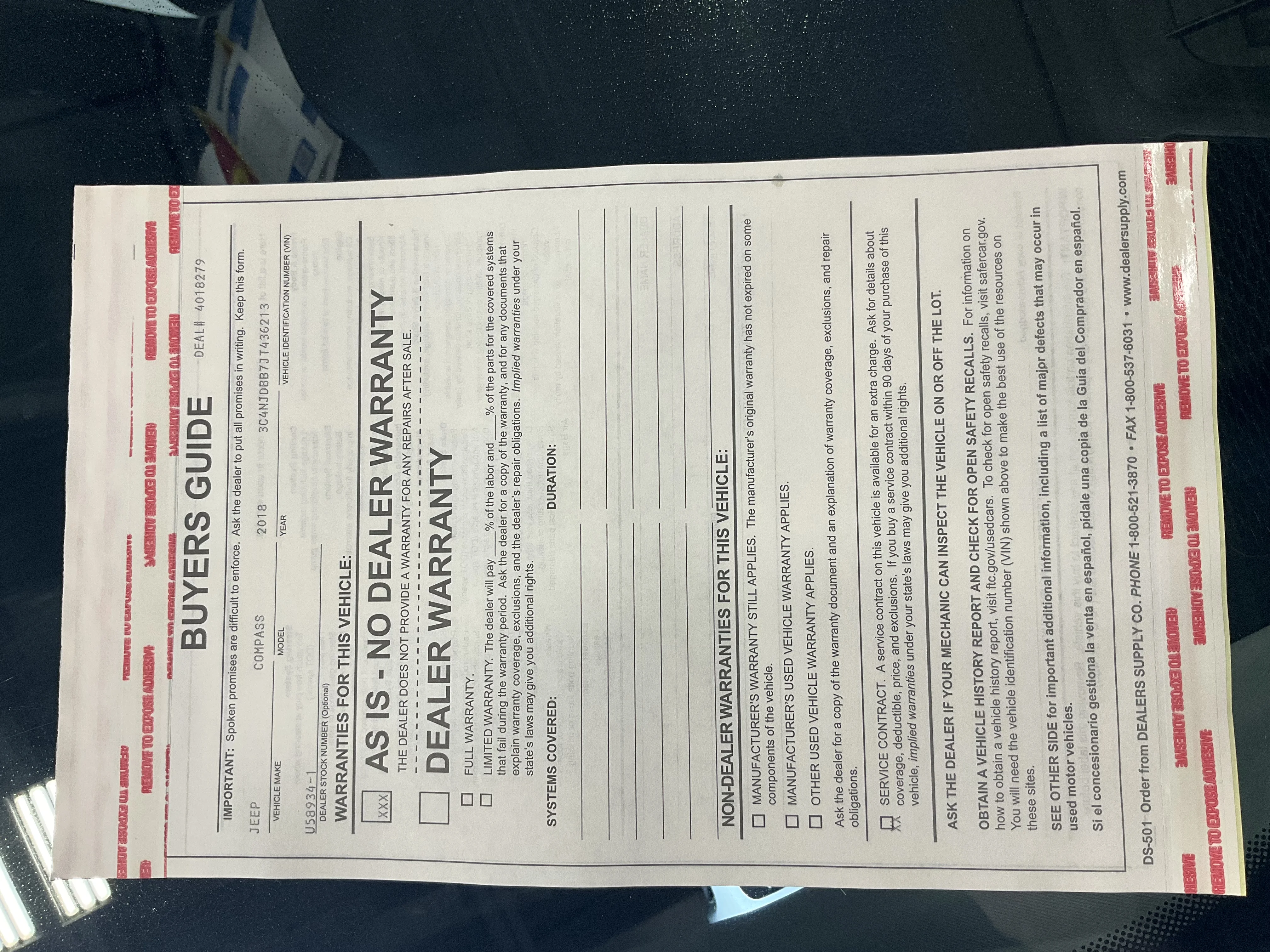 Used 2018 Blue Jeep Latitude image 7