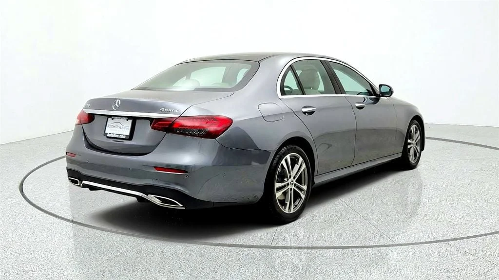 Used 2022 Selenite Grey Metallic Mercedes-Benz E 350 4MATIC® Sedan w/ Nappa Leather & Panorama Roof image 5