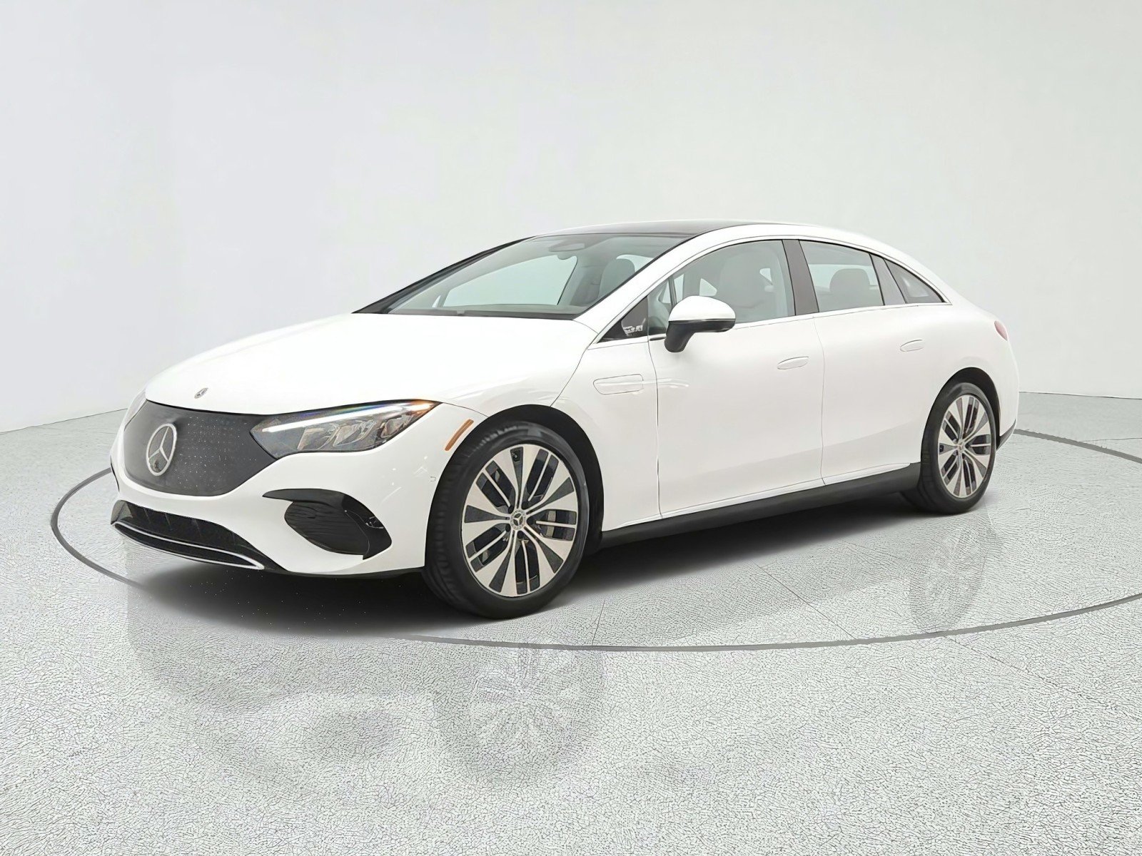 Certified Used 2024 Polar White Mercedes-Benz EQE 350+ Sedan image 1
