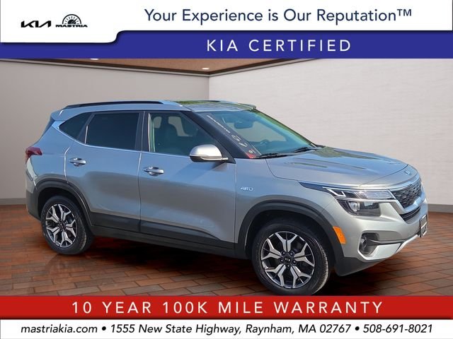 Certified Used 2021 Gray Kia EX image 1