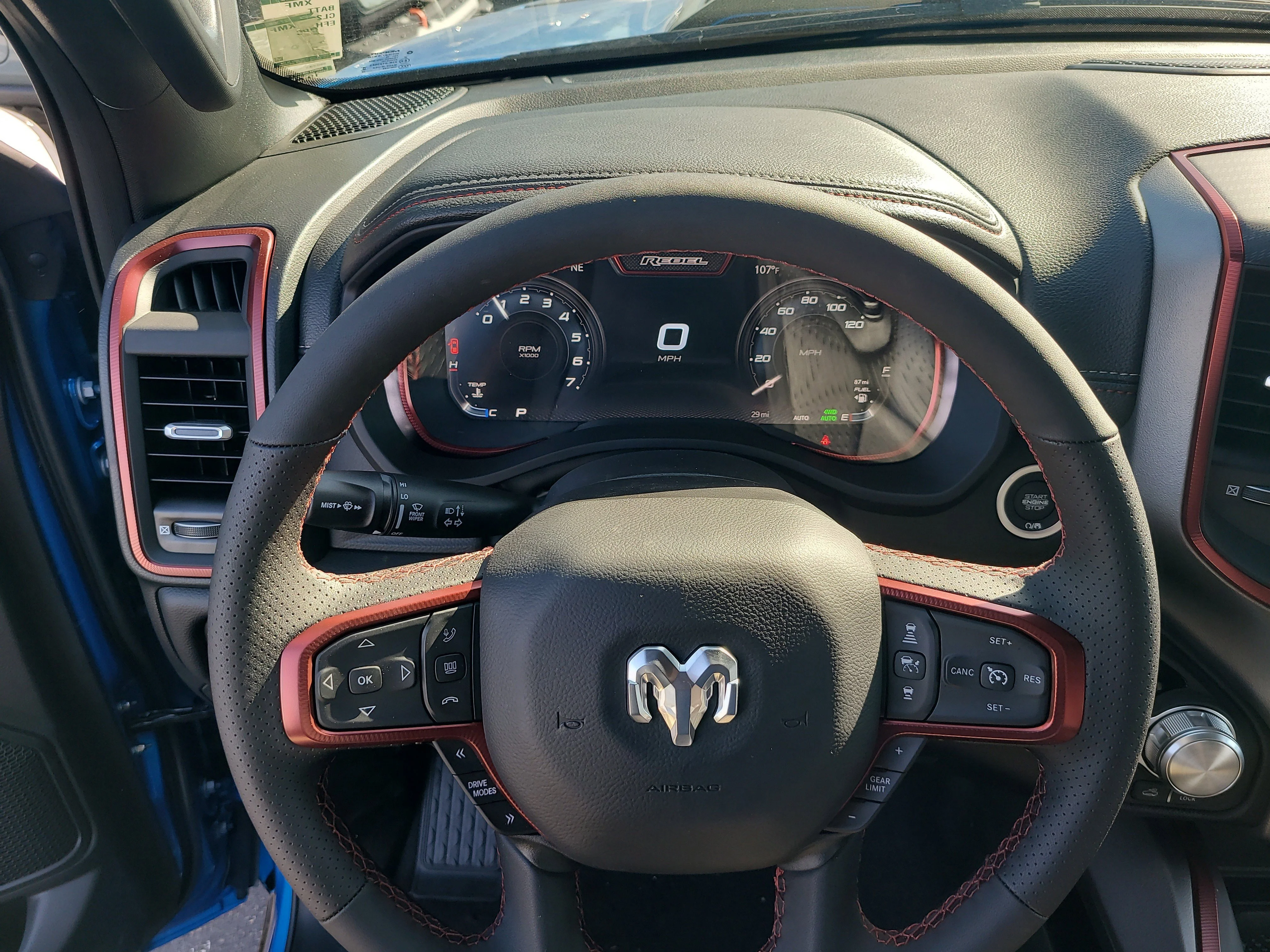 New 2026 Hydro Blue Pearlcoat Ram Rebel image 19