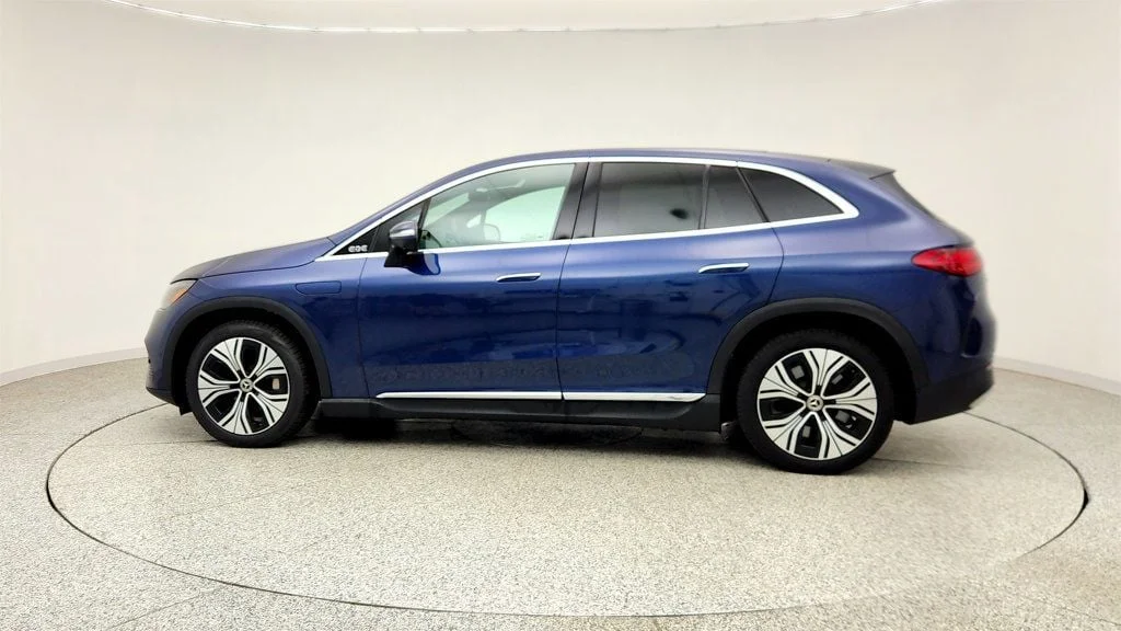 Used 2023 Twilight Blue Metallic Mercedes-Benz EQE 350 4MATIC® SUV w/ Ventilated Nappa Leather Seats image 8