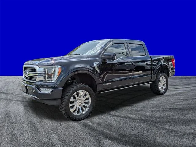 Used 2021 Blue Metallic Ford Limited image 8